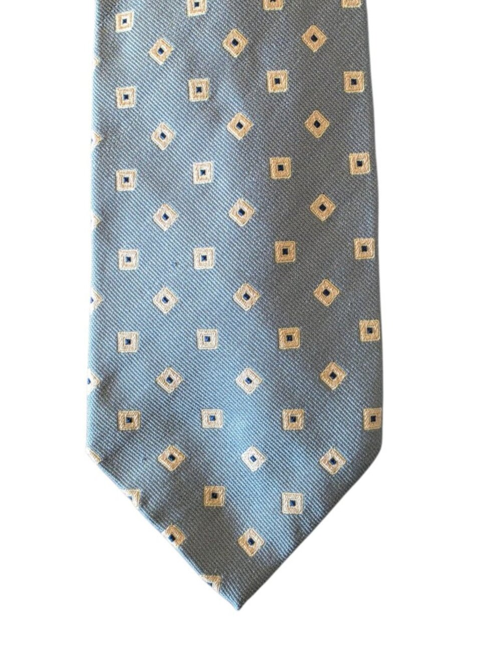 Blue Geometric Square Pattern - Picture 4 of 11